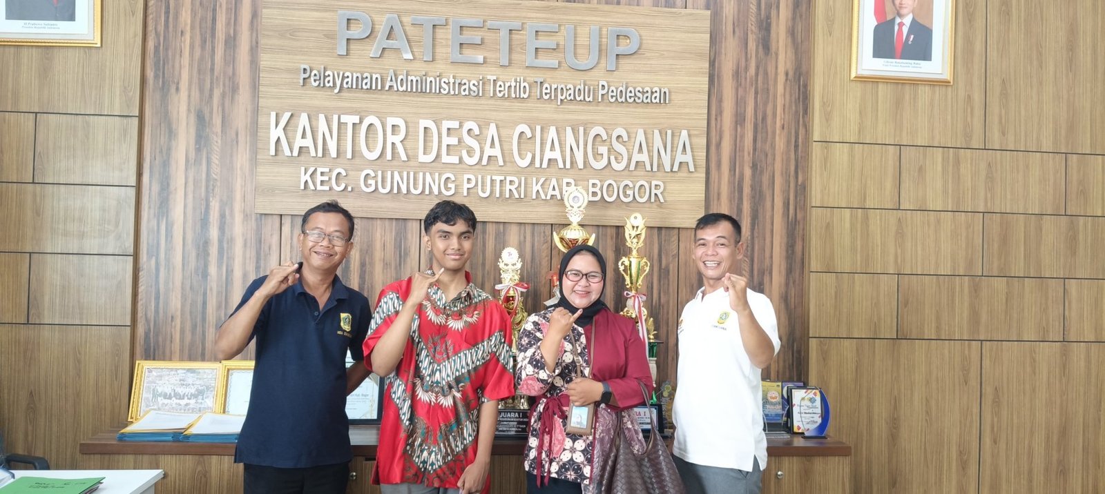 Pemerintah Desa Ciangsana Terima Kunjungan Kerja dari Universitas Terbuka