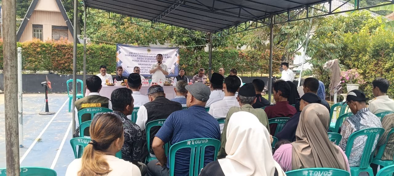 PELAKSANAAN MUSYAWARAH MUFAKAT PENGISIAN ANGGOTA BPD DESA CIANGSANA PERIODE 2027-2035