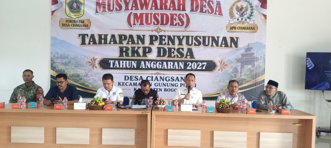 MUSYAWARAH DESA TAHAPAN PENYUSUNAN RKP DESA TAHUN ANGGARAN 2027