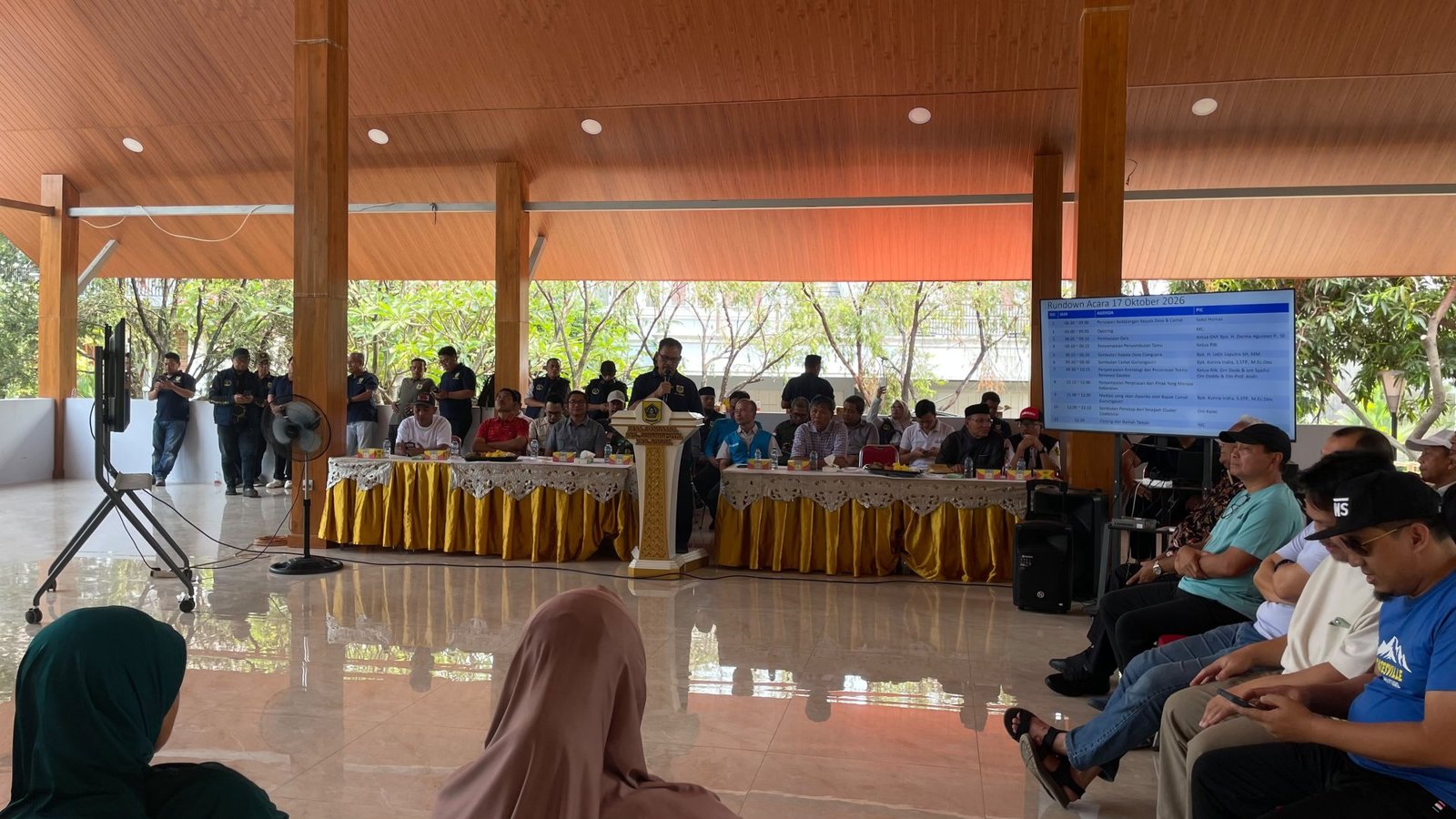 WUJUDKAN FASILITAS WARGA! Musyawarah Pembangunan Gazebo Cluster Coatesville Dihadiri DPRD Provinsi & Kabupaten, Pemerintah Kabupaten,Pemerintah Kecamatan, dan Pemdes Ciangsana